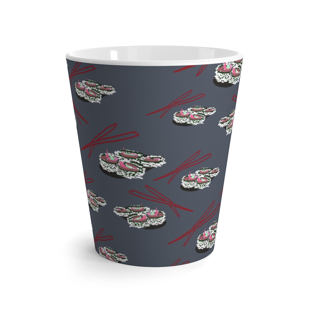 Sushi Pattern Latte mug