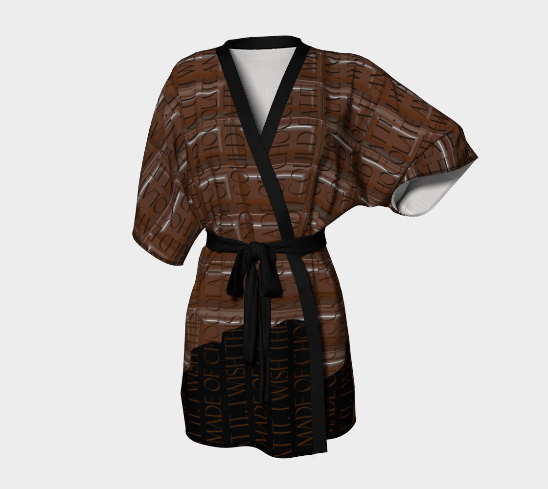 Chocolate Bar Kimono Robe