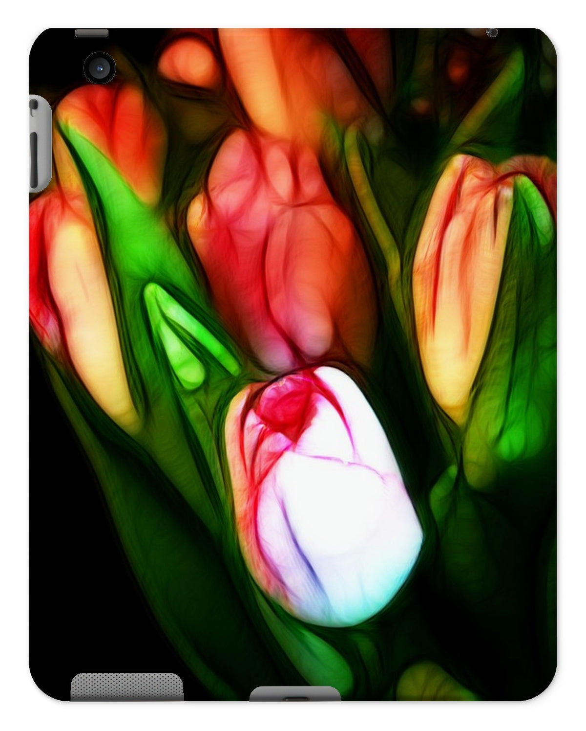 Pink Tulips Tablet Cases