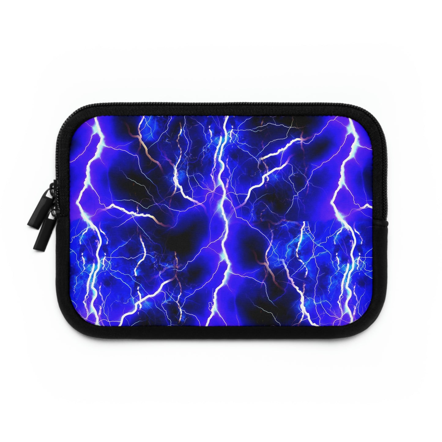 Blue Lightning Pattern Laptop Sleeve