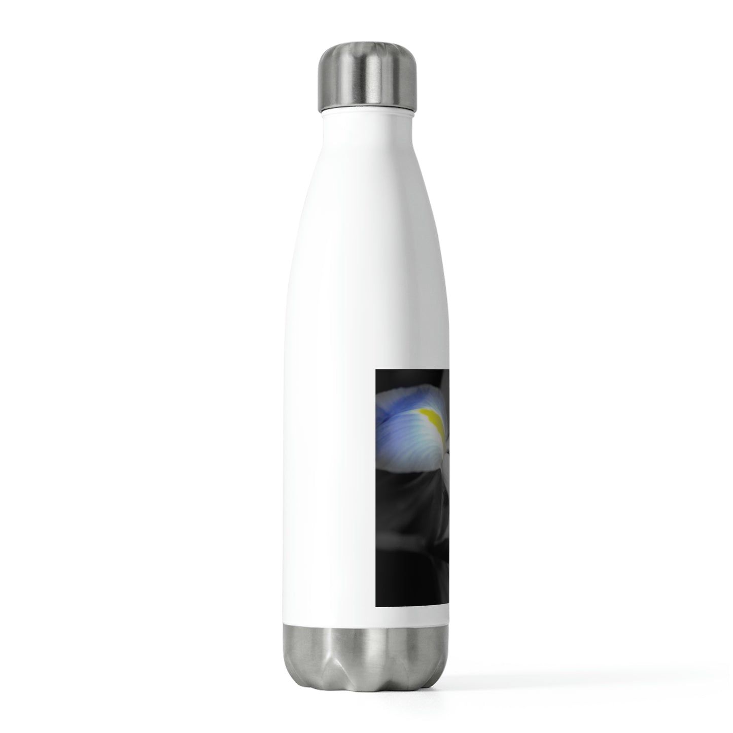 Black and White Iris 20oz Insulated Bottle