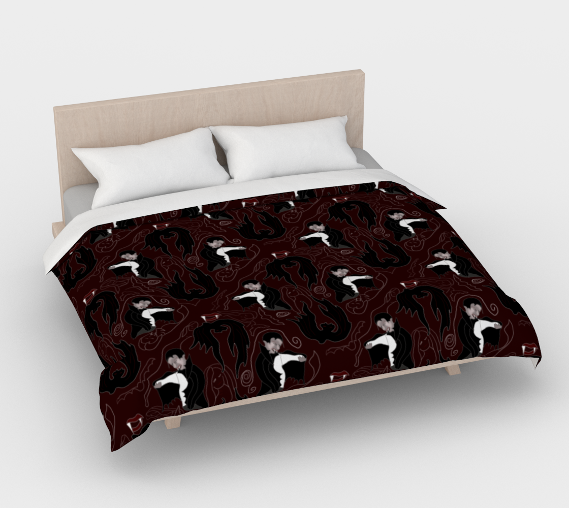 Vampire Pattern Duvet Cover