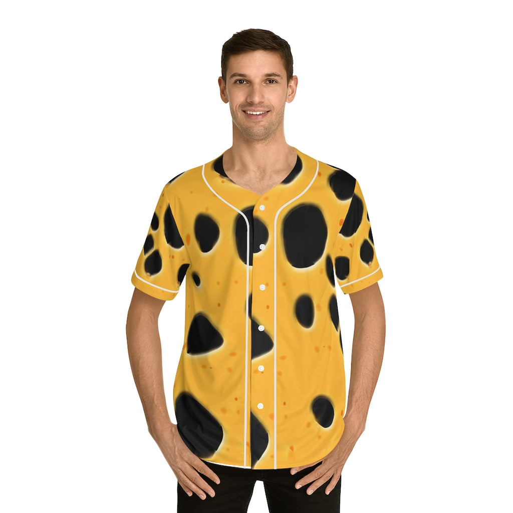 Cheese Men's Baseball Jersey (AOP)