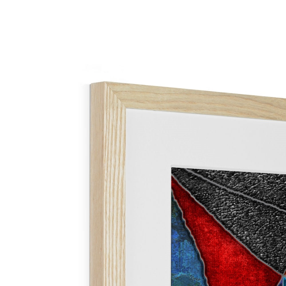 Abstract With Heart Framed & Mounted Print