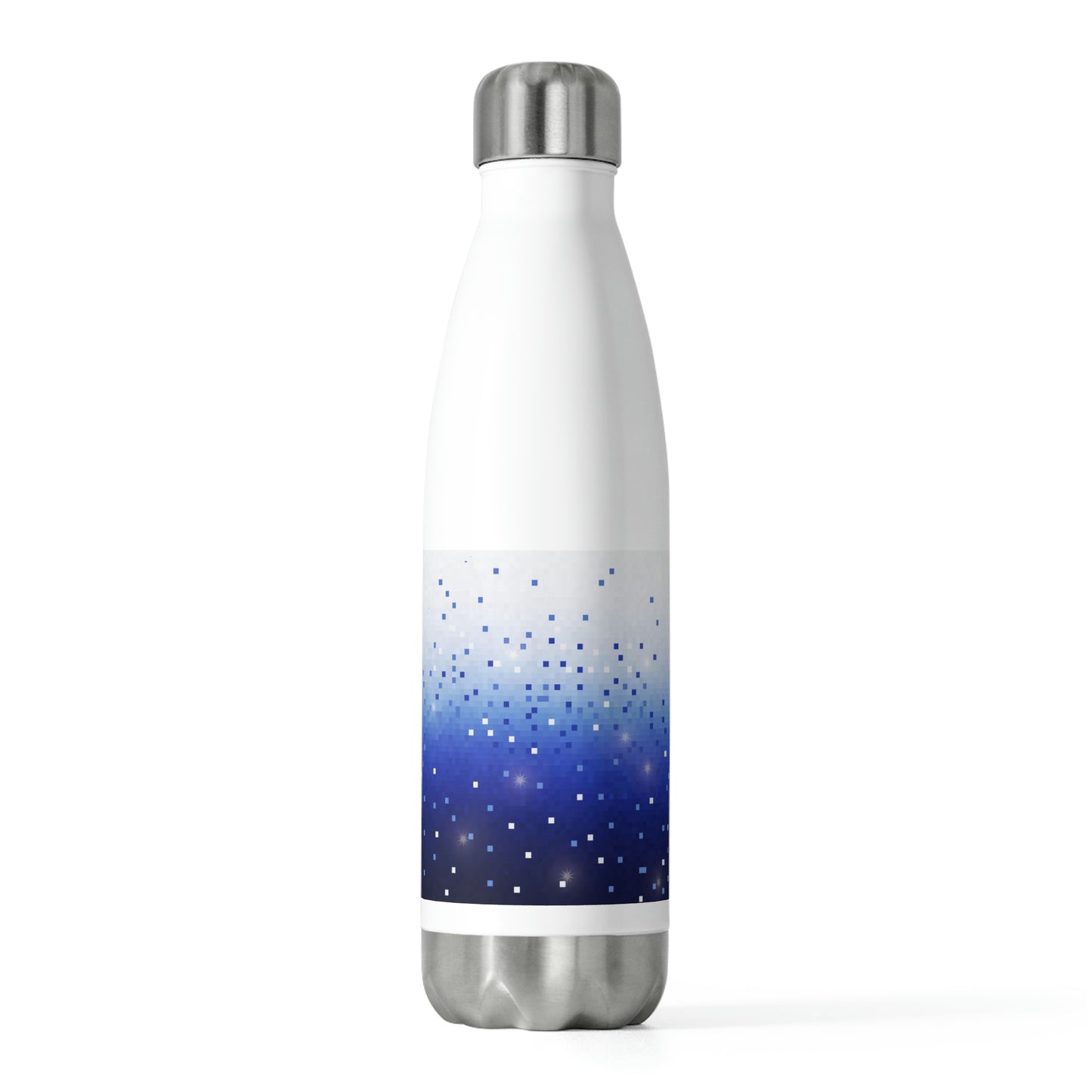 Blue Square Confetti 20oz Insulated Bottle