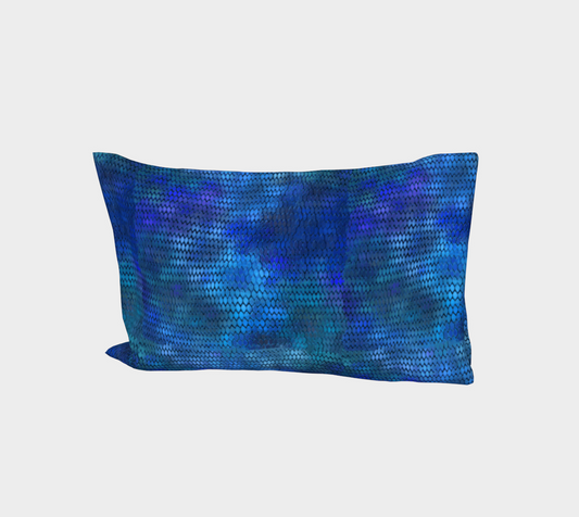 Blue Dragon Scales Bed Pillow Sleeve