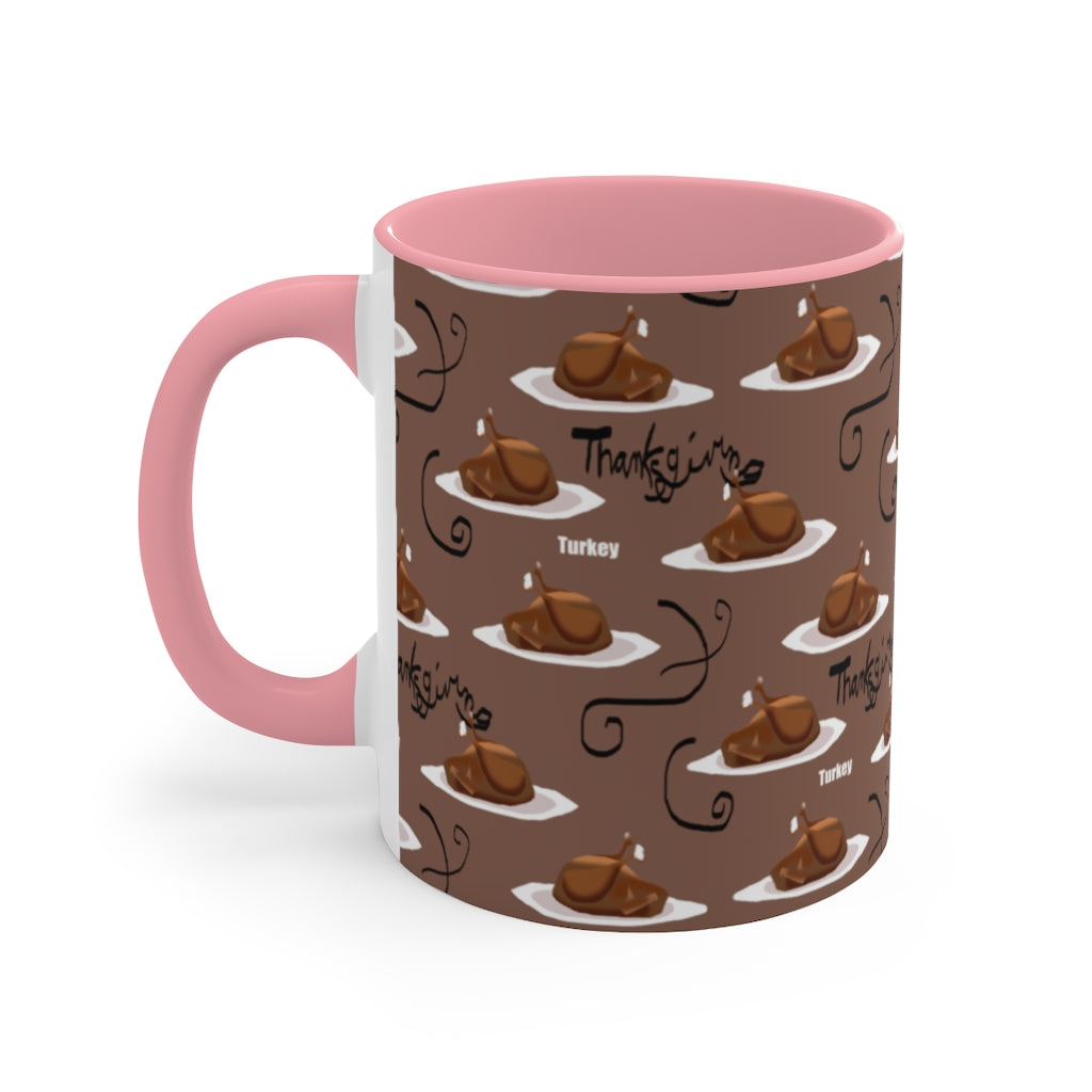 Turkey Dinner Accent Mug