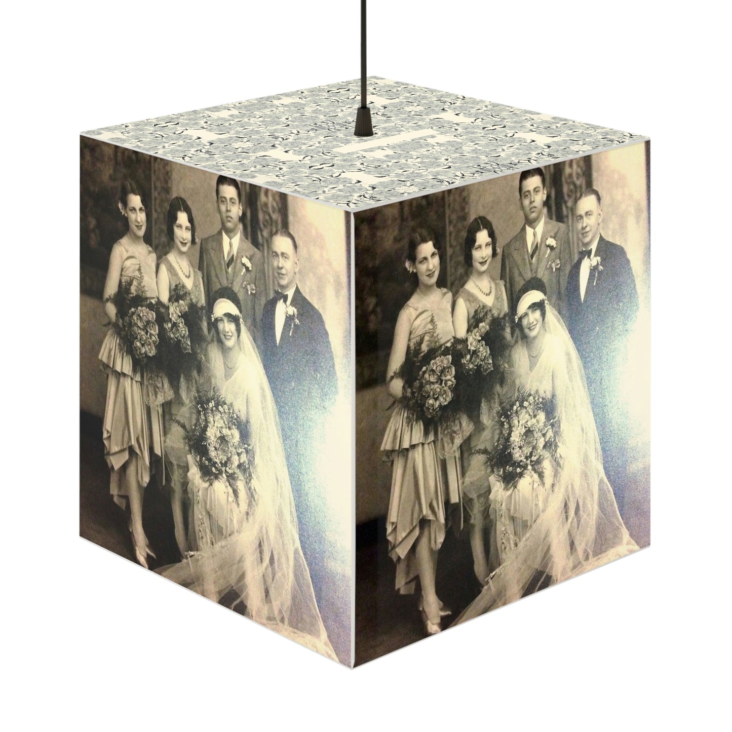 1920s Wedding Party Light Cube Lamp