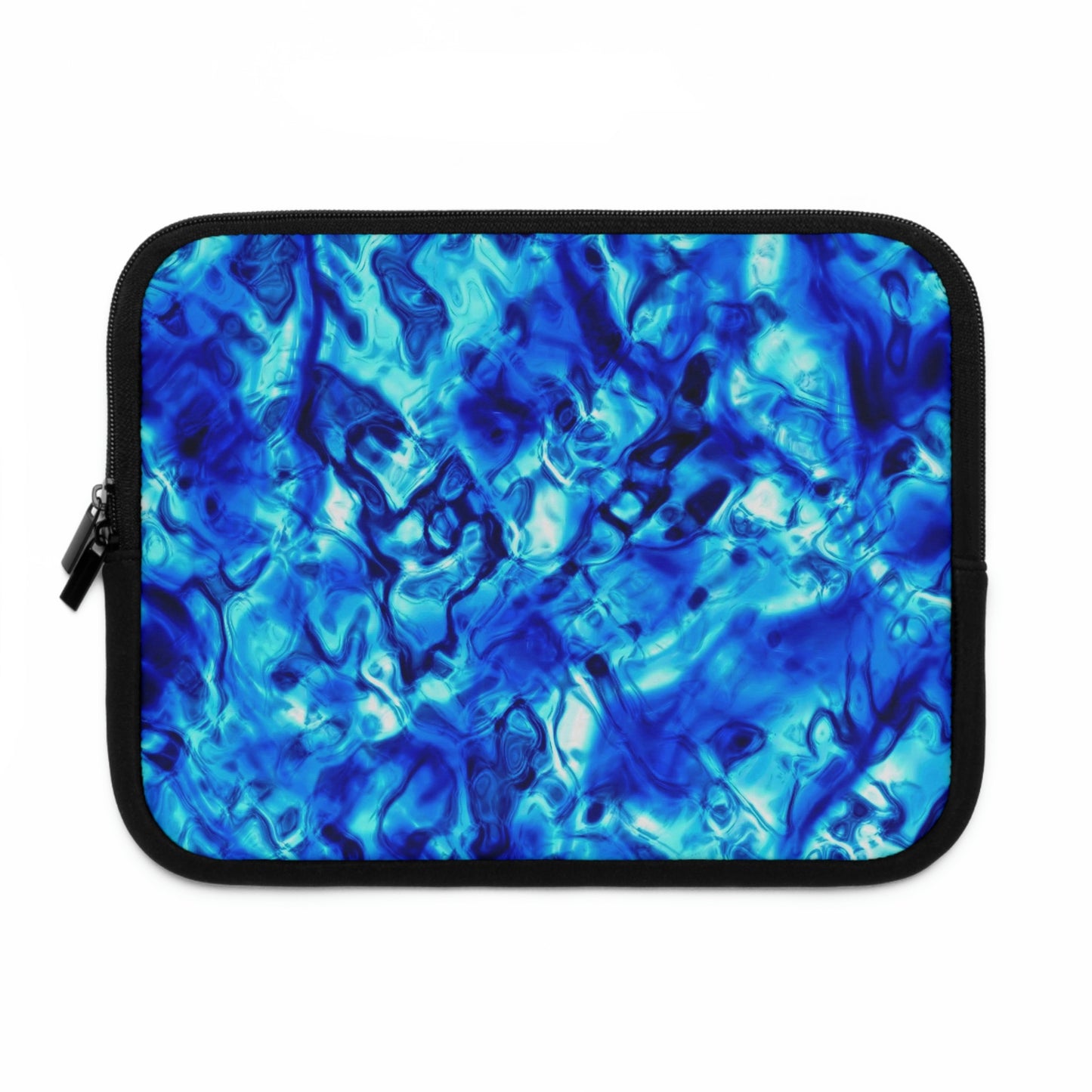 Blue Water Abstract Laptop Sleeve