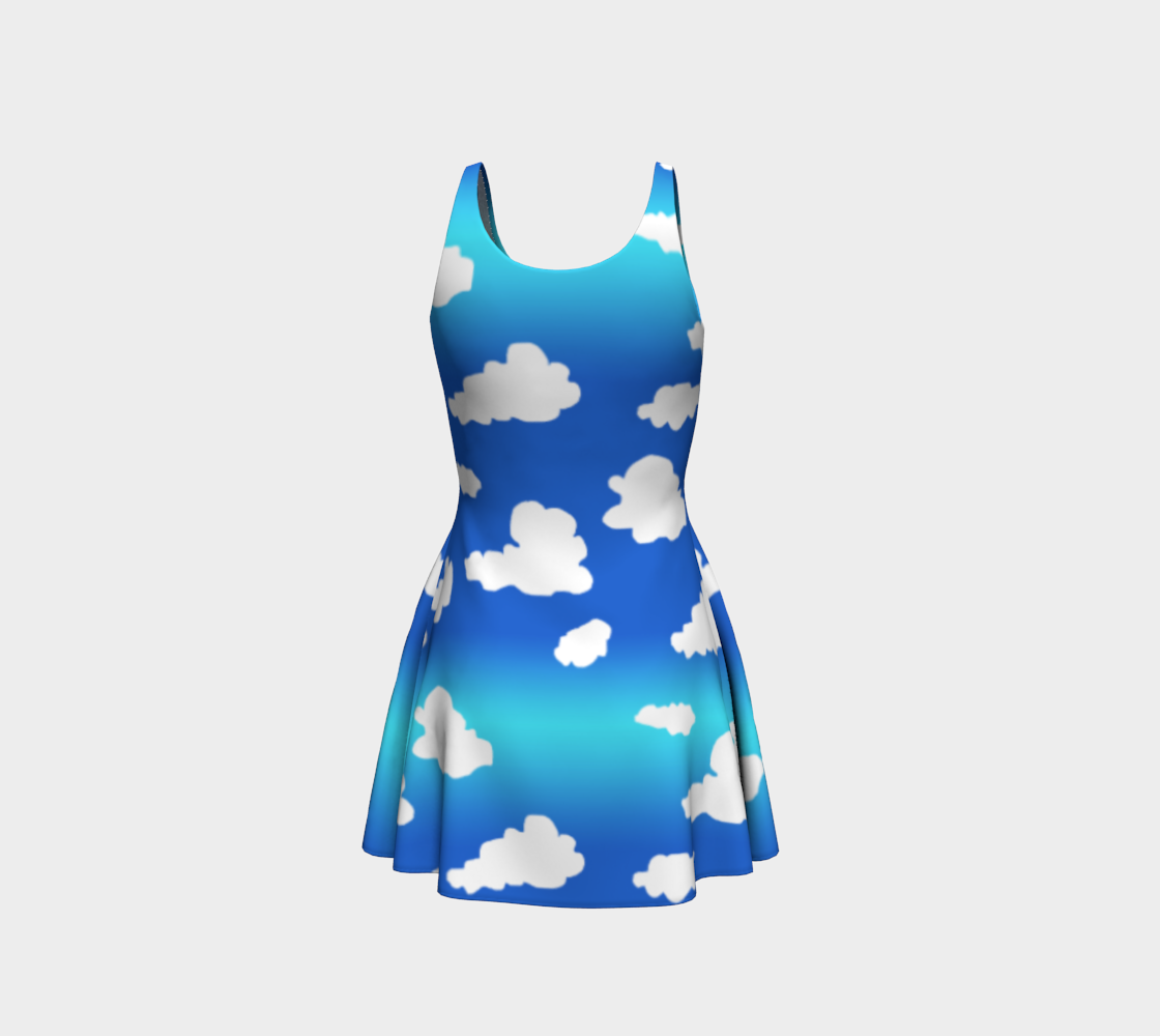 Clouds Flare Dress