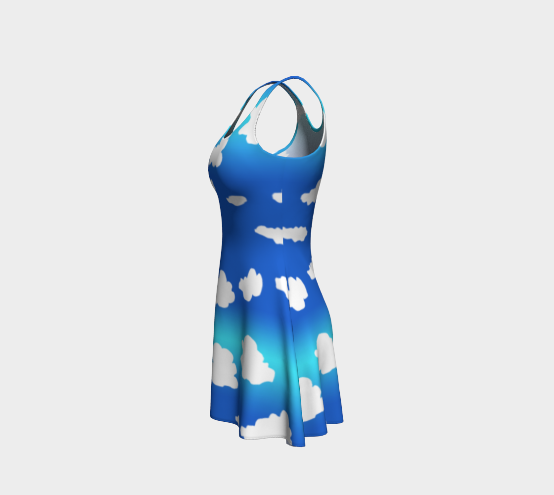 Clouds Flare Dress