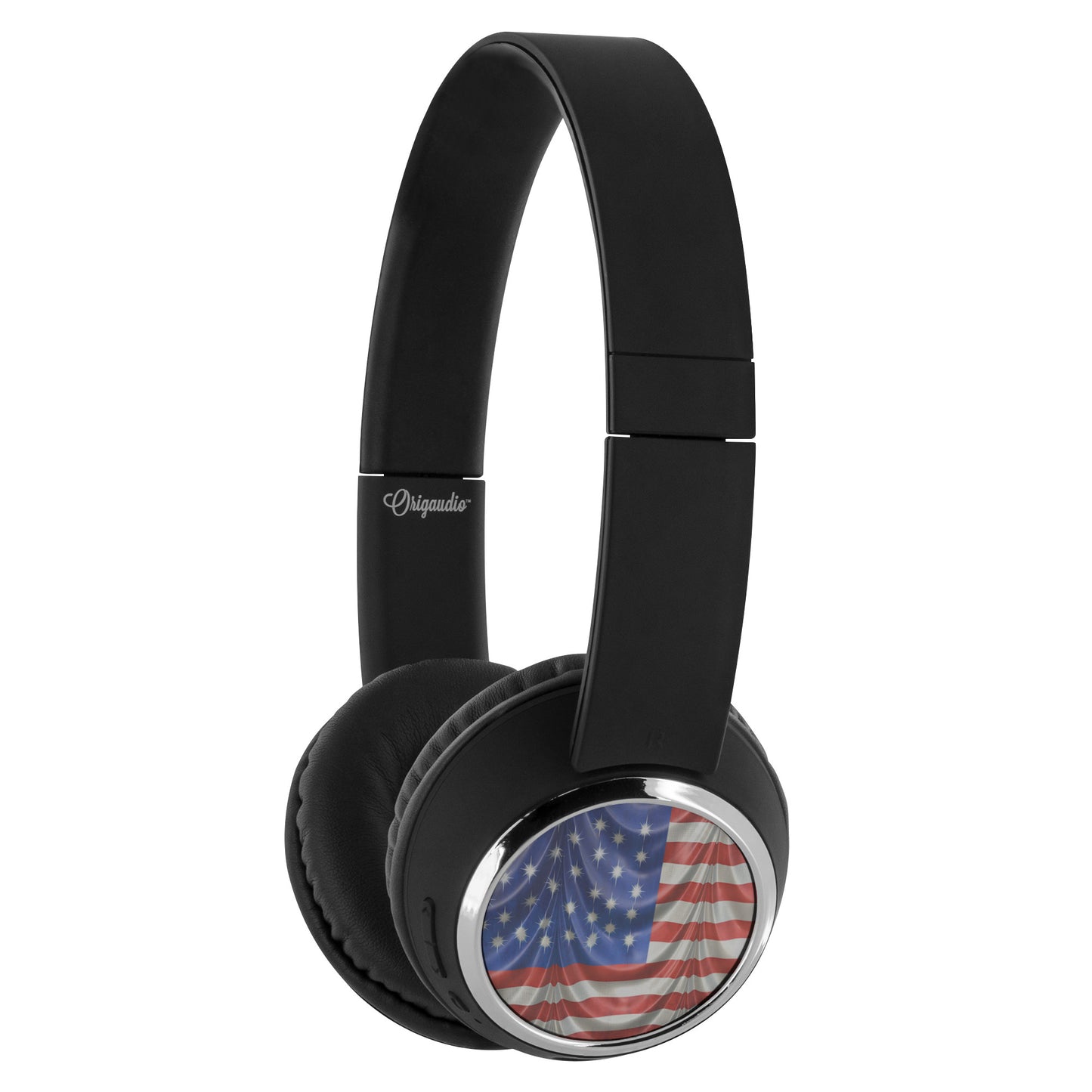 American Flag Draped Beebop Headphones