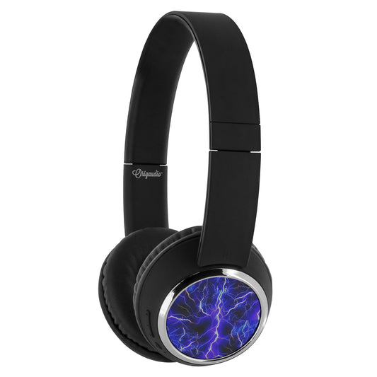 Blue Lightning Beebop Headphones