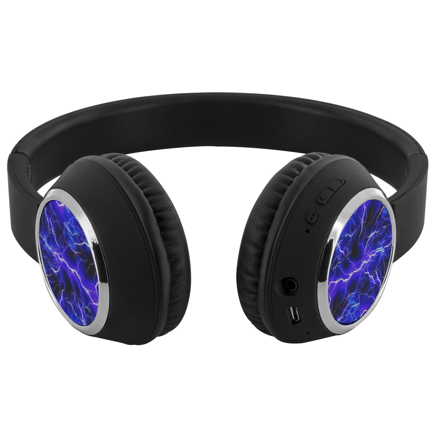 Blue Lightning Beebop Headphones