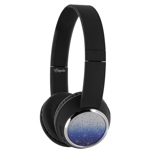 Blue Square Confetti Beebop Headphones