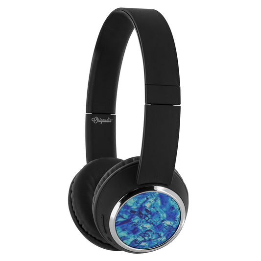 Blue Water Abstract Beebop Headphones