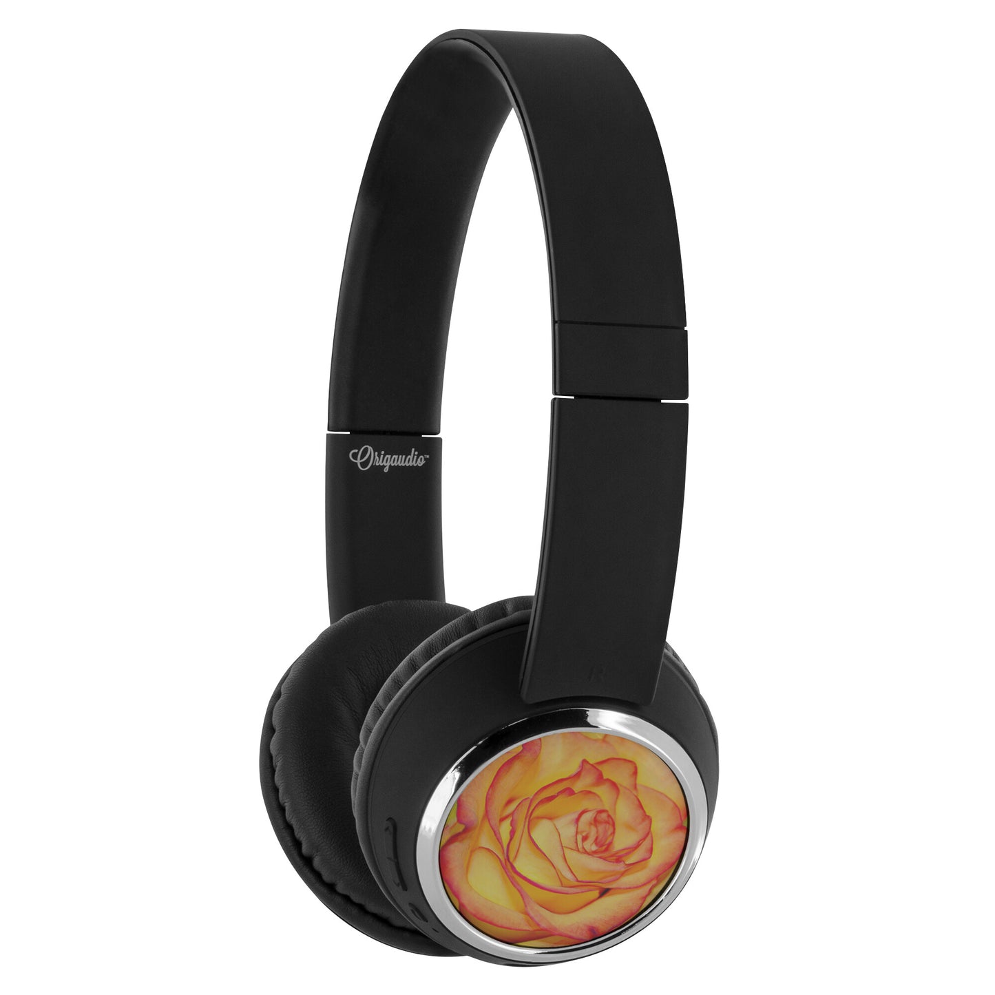 Bright orange Rose Beebop Headphones