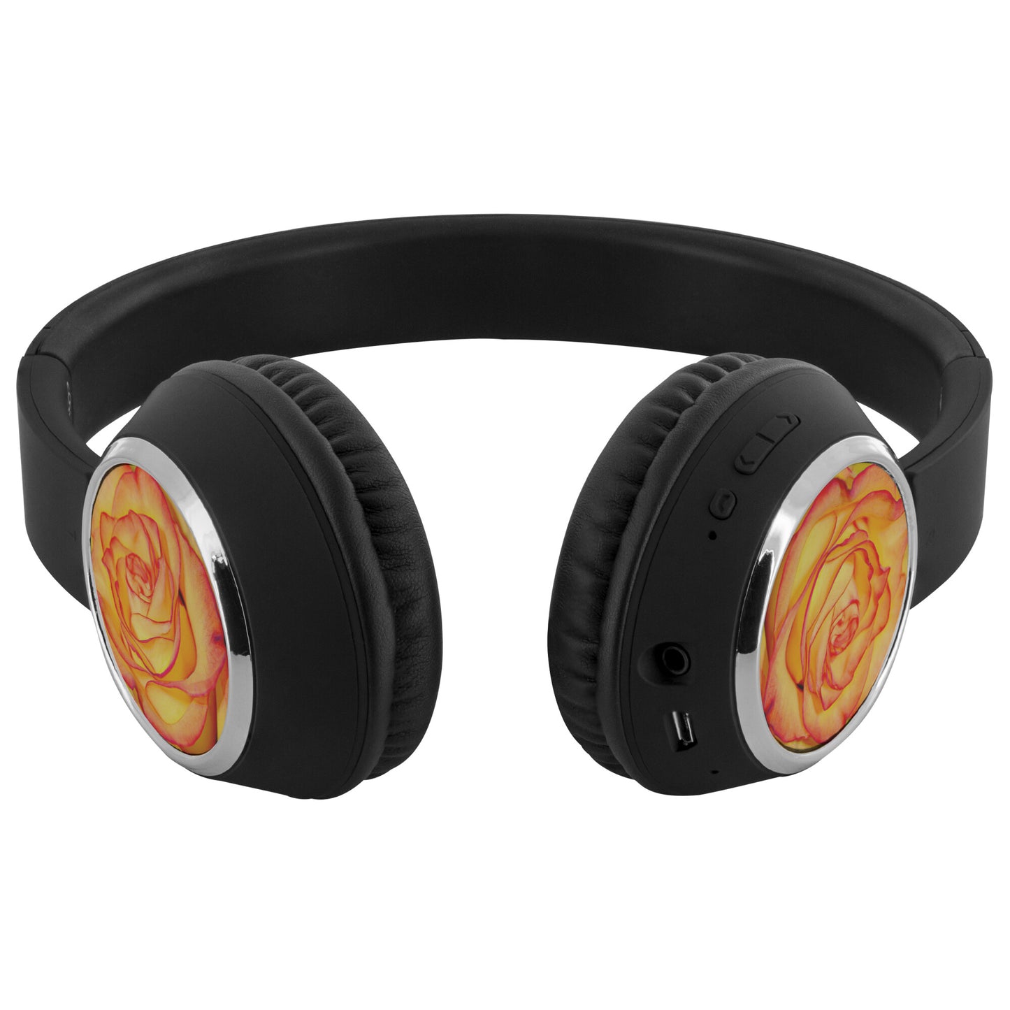 Bright orange Rose Beebop Headphones