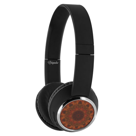 Dark Orange Kaleidoscope Beebop Headphones