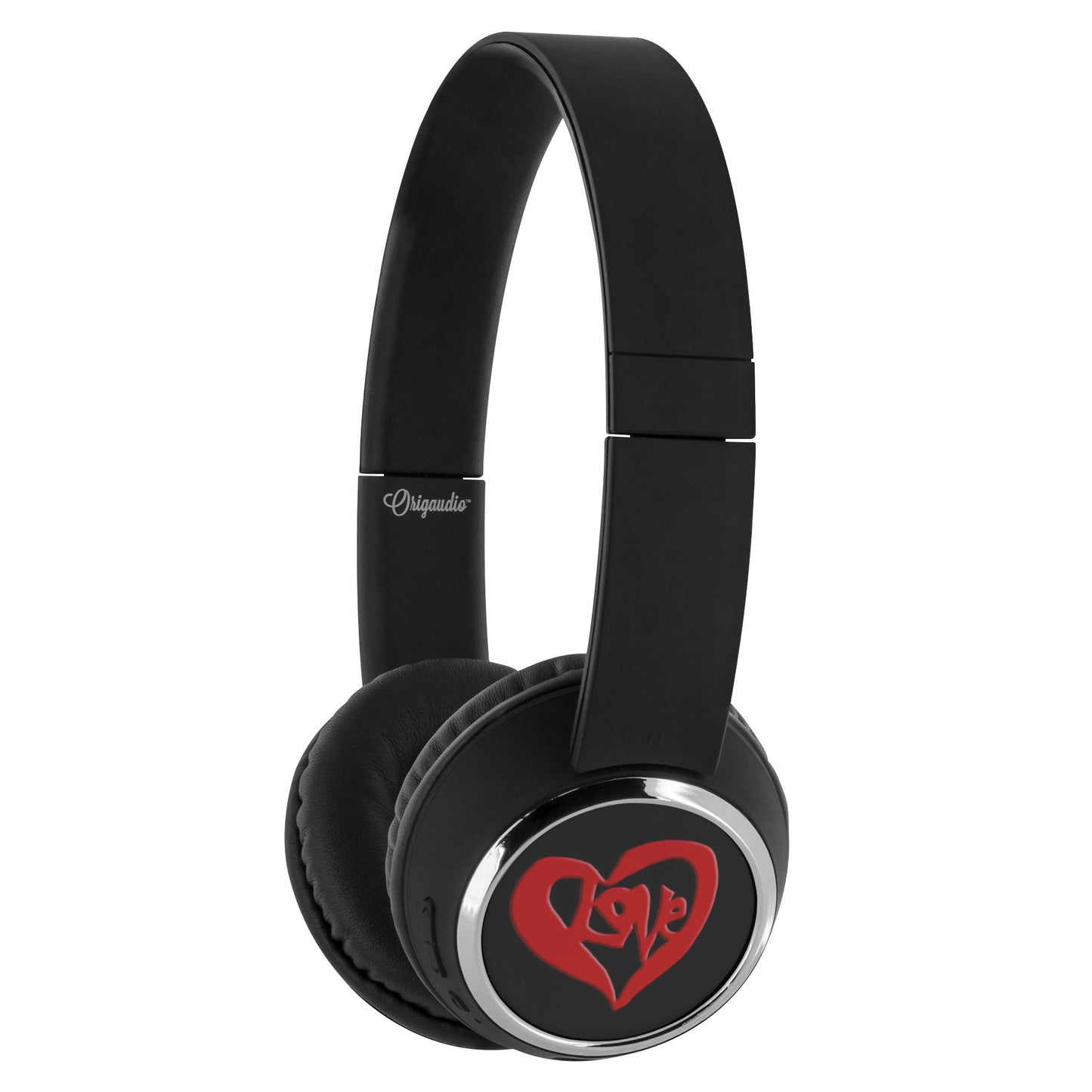 Love Text In Heart Beebop Headphones
