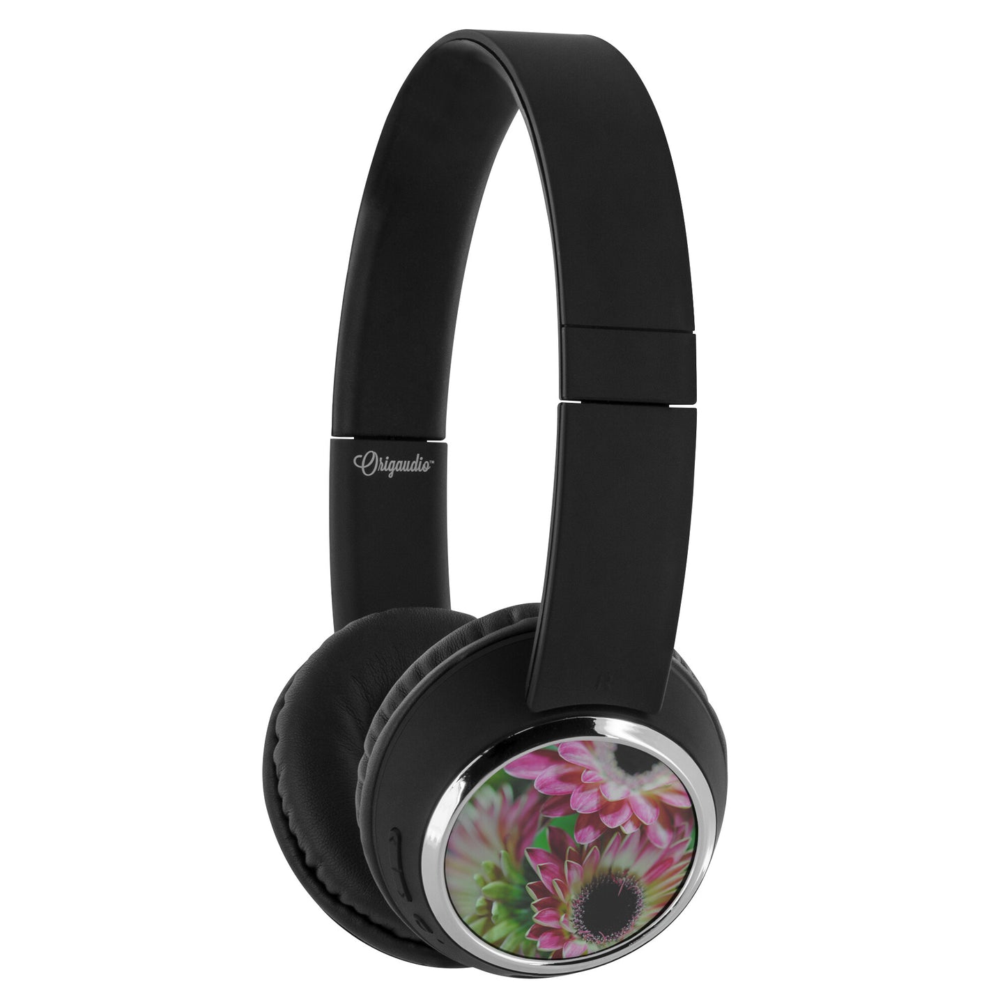 Mini Pink and White Daisies Beebop Headphones