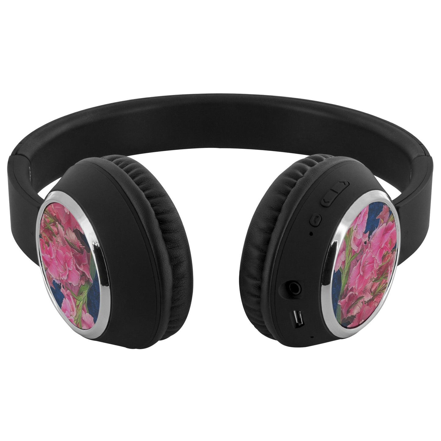 Pink Gladiolas Beebop Headphones