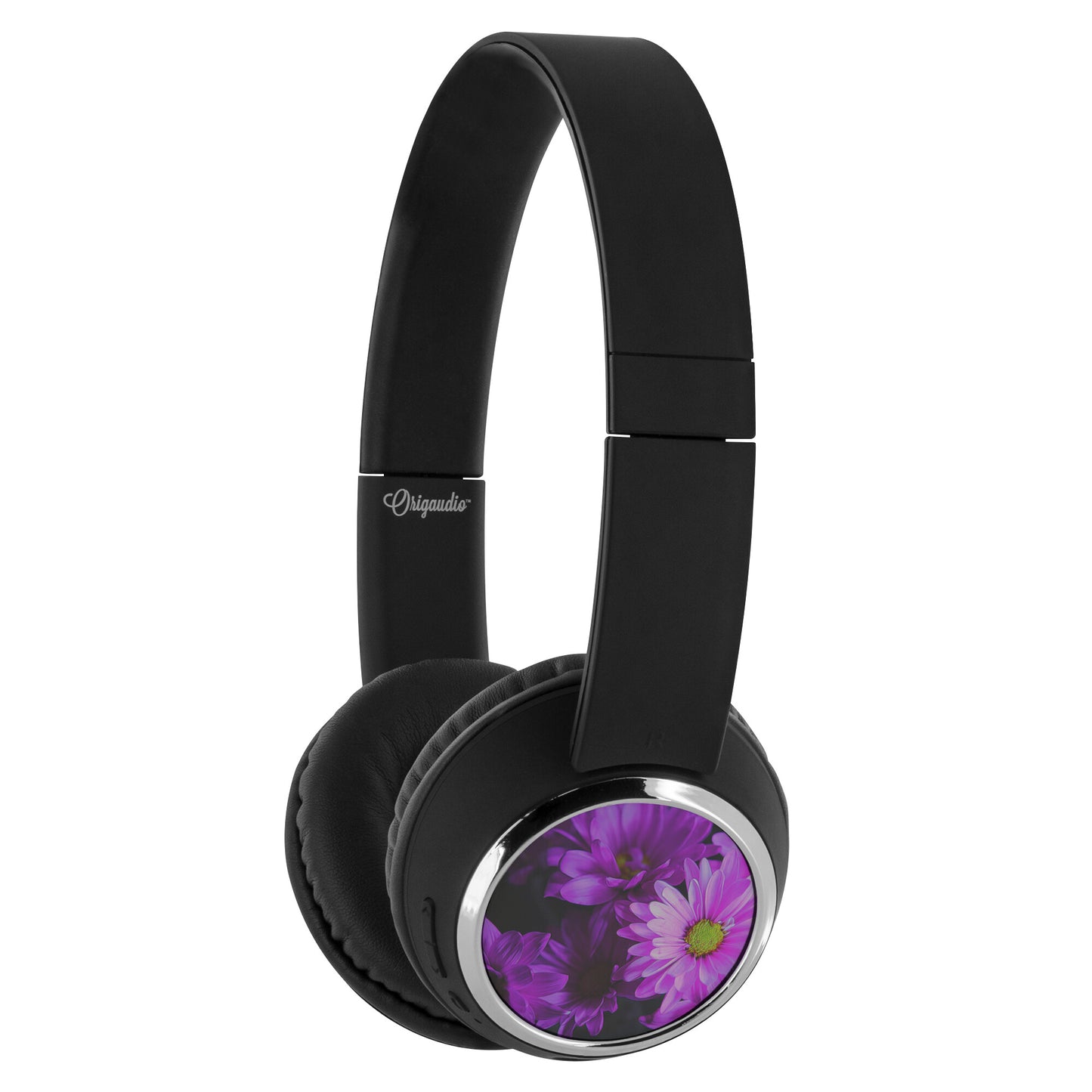 Purple Summer Daisies Beebop Headphones