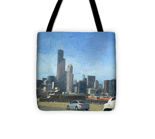 A Clear Drive Chicago - Tote Bag
