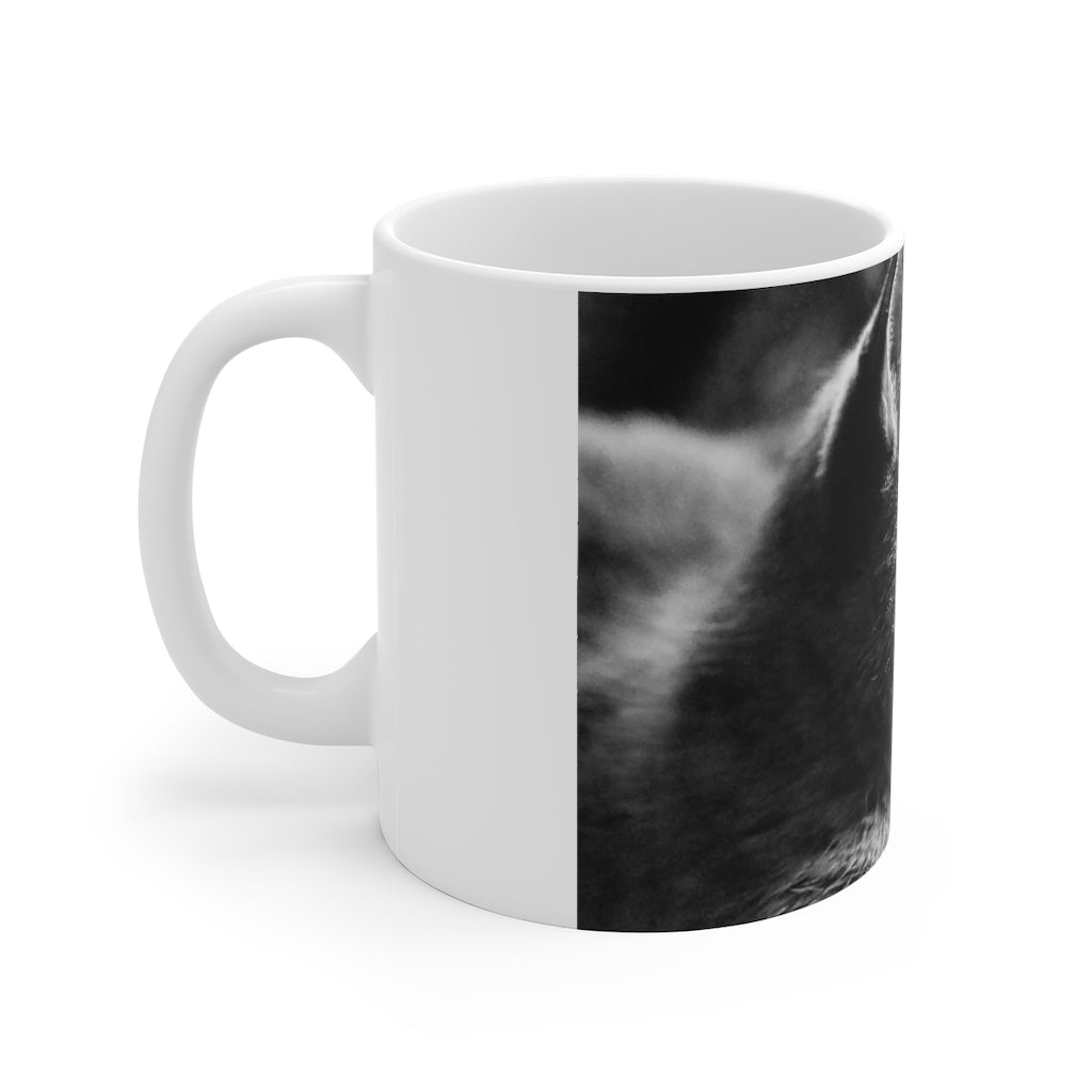 Marley Cat In Black and White Ceramic Mugs (11oz\15oz\20oz)