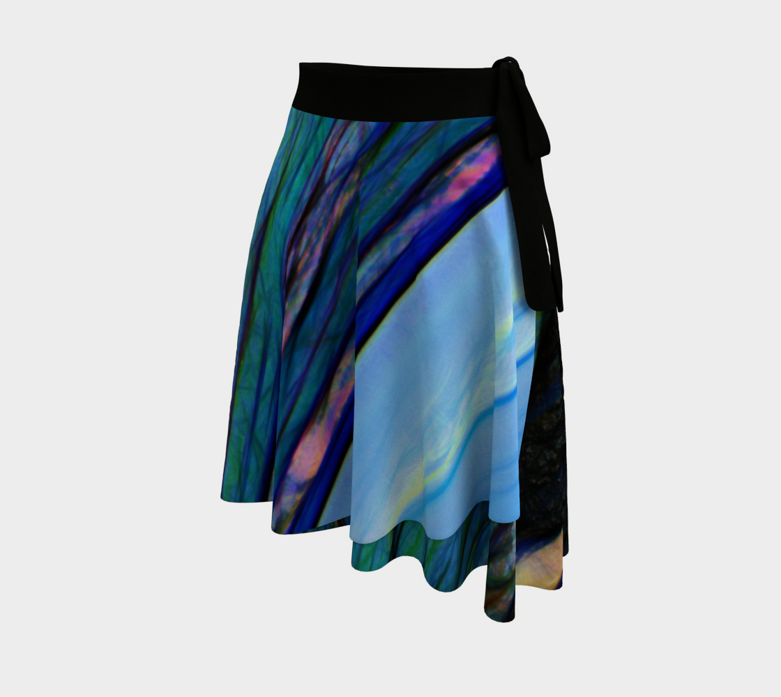 Hawaiian Ocean Wrap Skirt