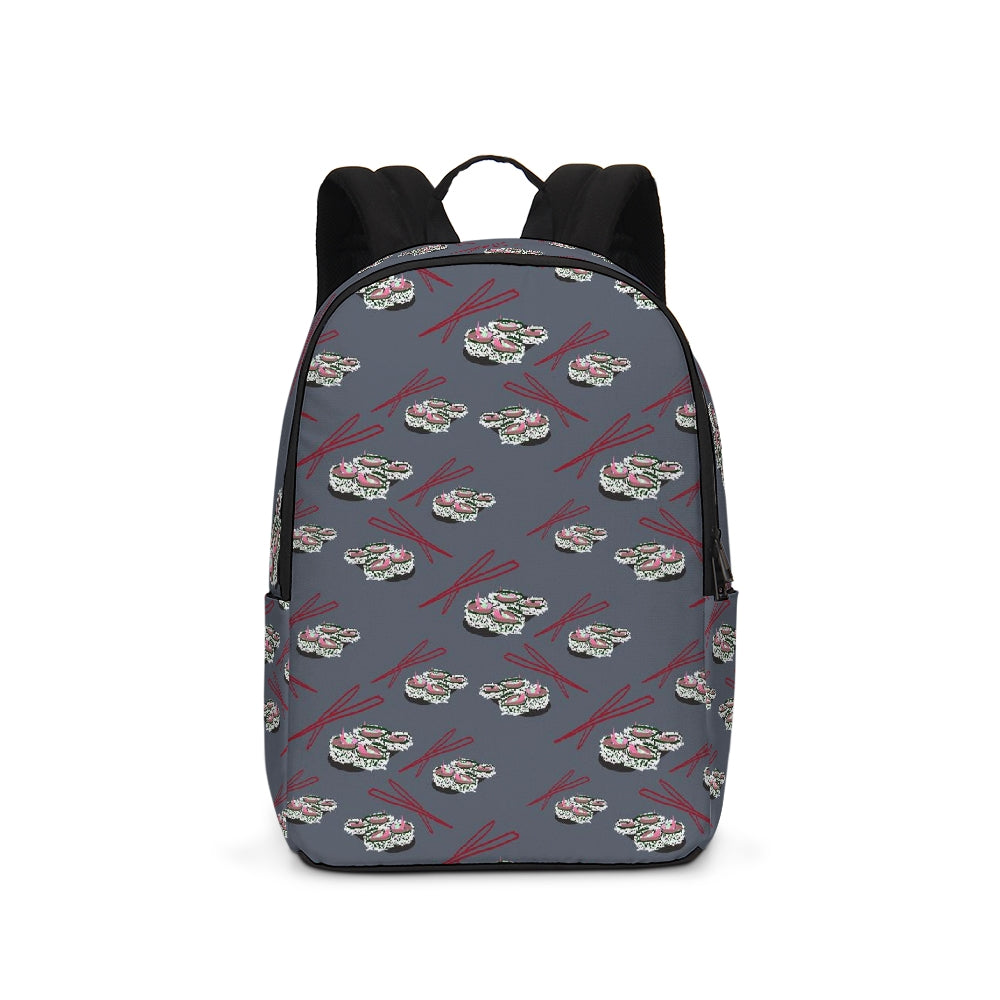 Sushi Pattern Large Backpack