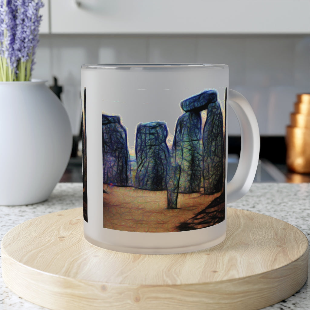 Stonehenge 2 Frosted Glass Mug