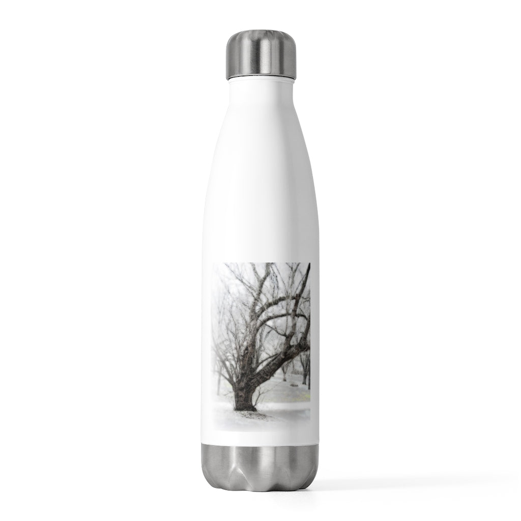 Old Tree On White 20oz Insulated Bottle