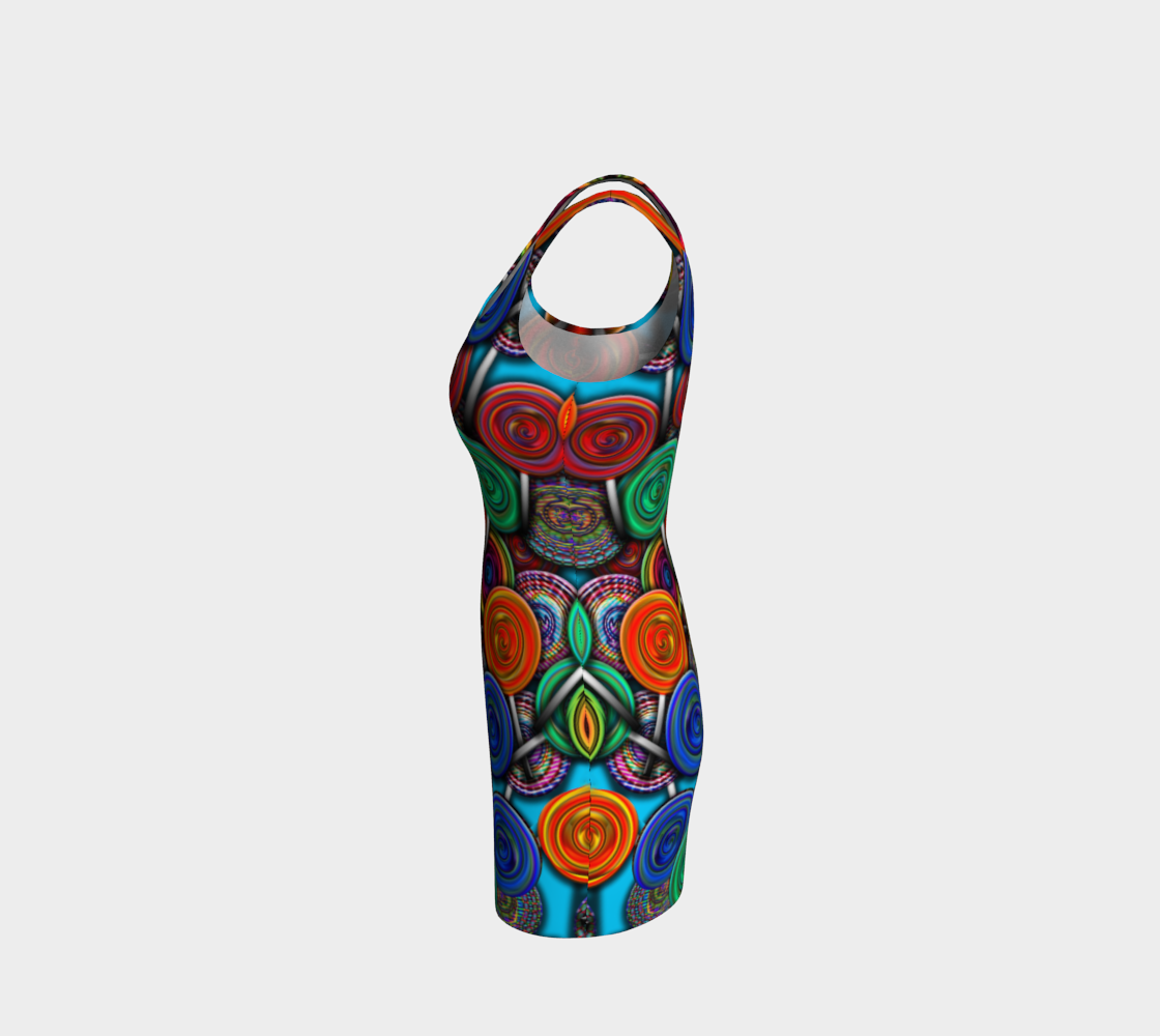 Colorful Lollipops Bodycon Dress