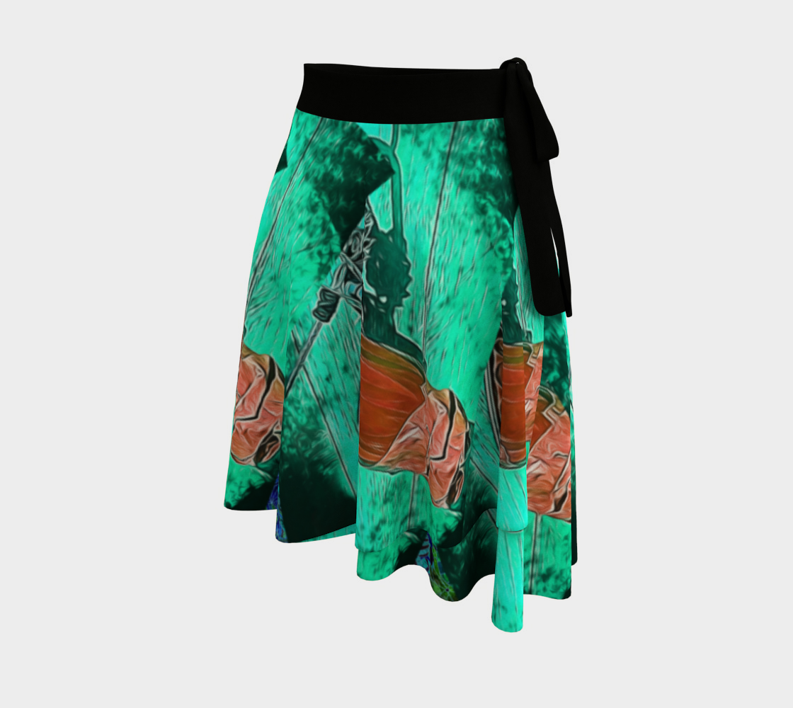 Handmade Record Player Wrap Skirt