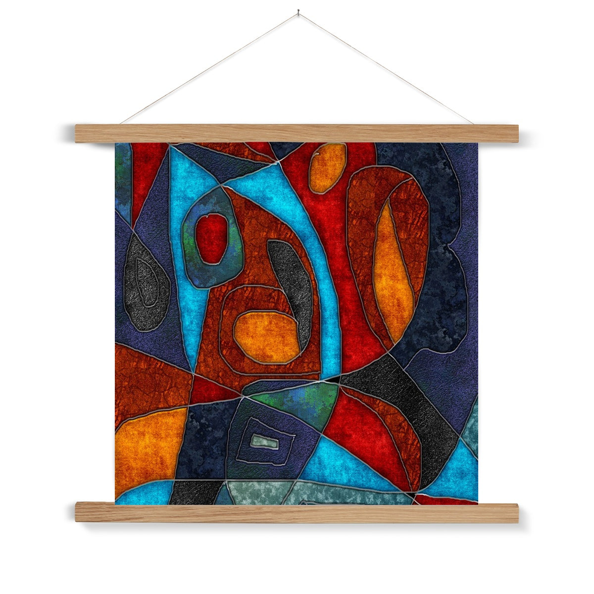 Abstract With Heart Fine Art Print with Hanger