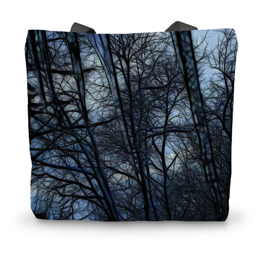 Twilight Icicles Canvas Tote Bag