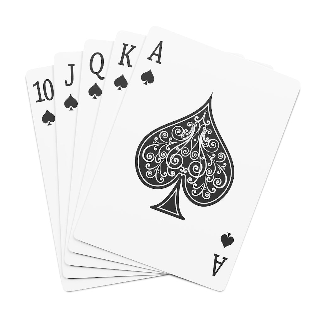 Yellow Zinnias Custom Poker Cards