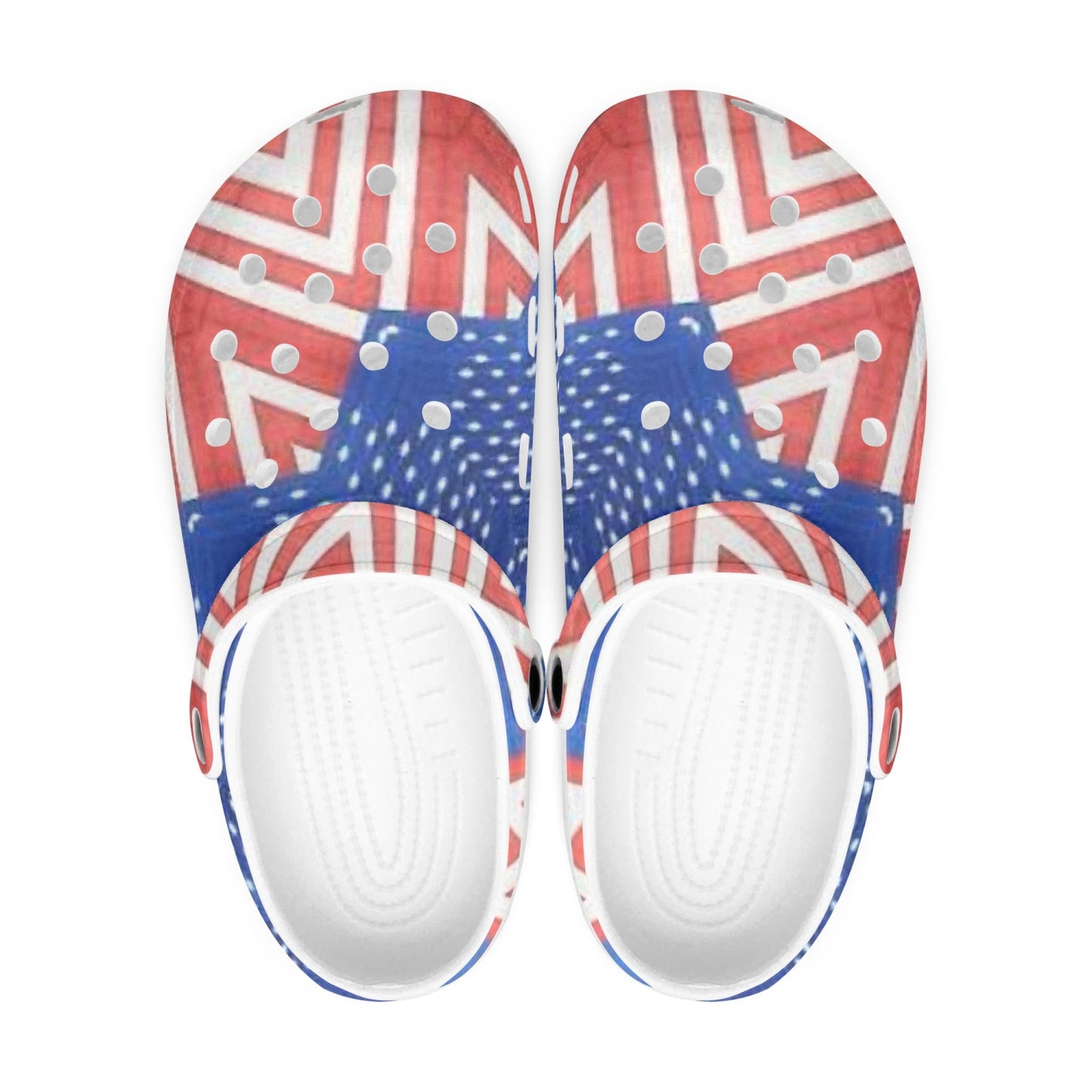 Stars and Stripes 413. All Over Printed Clogs