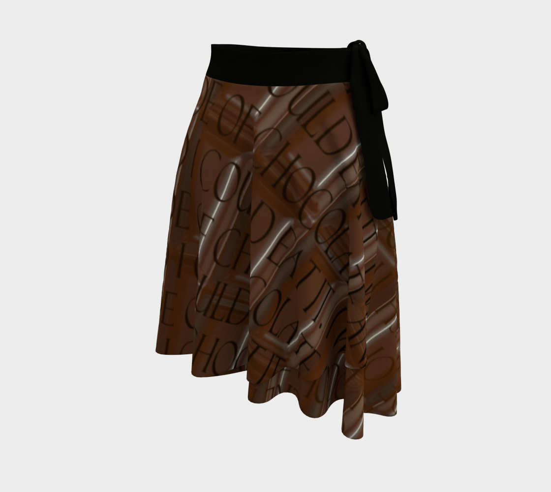 Chocolate Bar Wrap Skirt