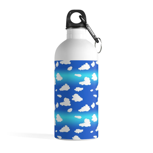 Clouds Pattern Stainless Steel Water Bottle