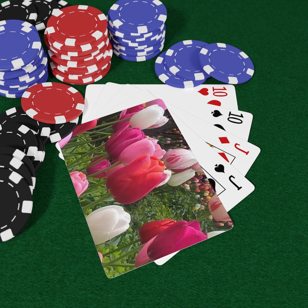 Home Chicago Tulips Custom Poker Cards