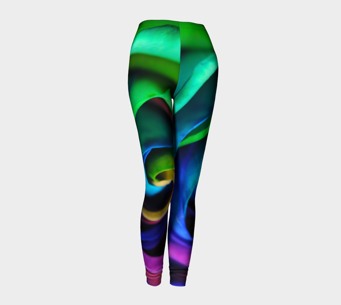 Rainbow Rose 17 Leggings