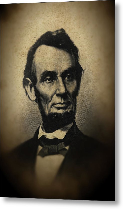 Abraham Lincoln - Metal Print