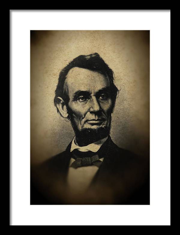 Abraham Lincoln - Framed Print