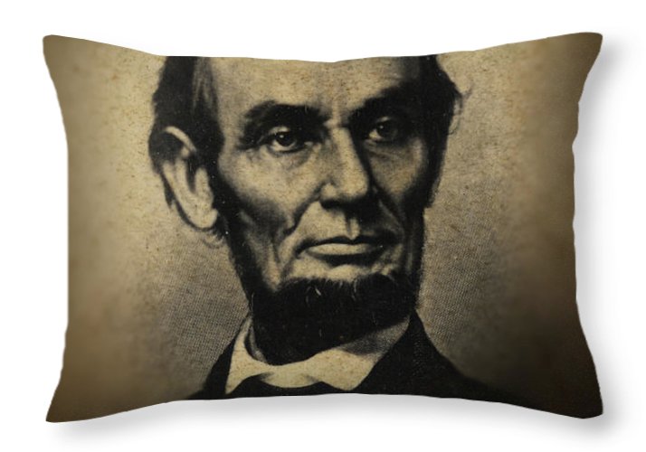 Abraham Lincoln - Throw Pillow