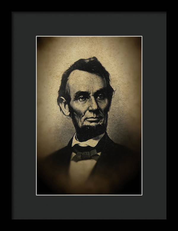 Abraham Lincoln - Framed Print