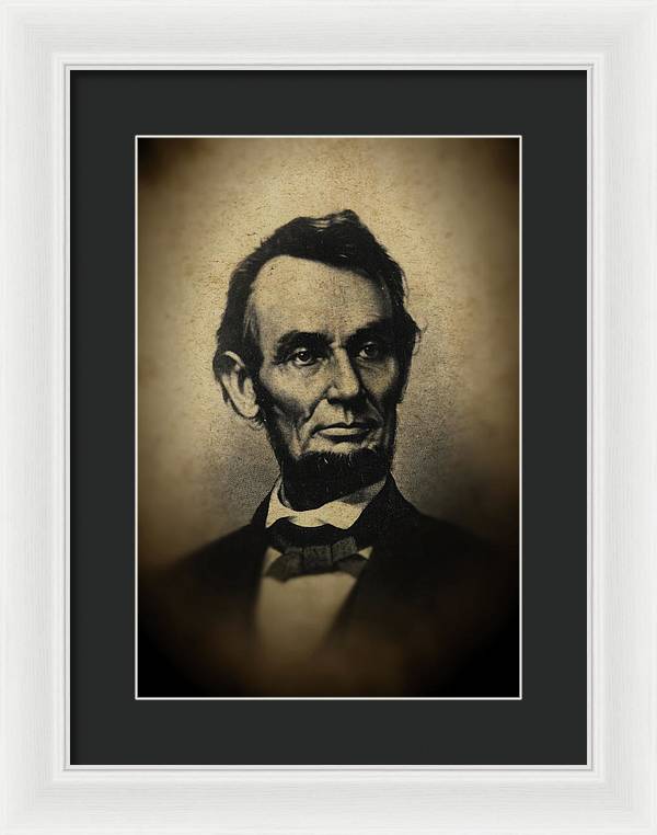 Abraham Lincoln - Framed Print