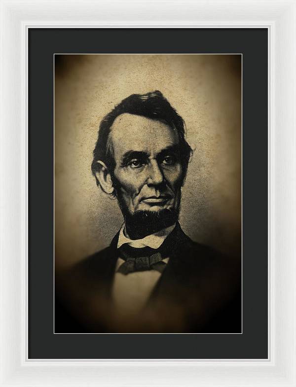 Abraham Lincoln - Framed Print