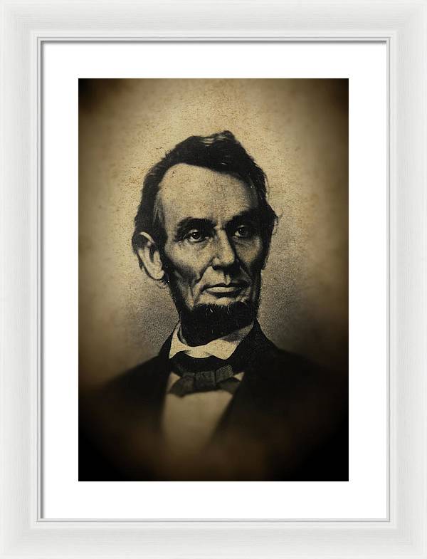 Abraham Lincoln - Framed Print